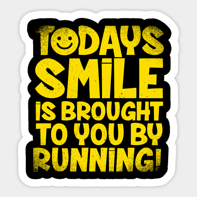 running Sticker by CurlyDesigns